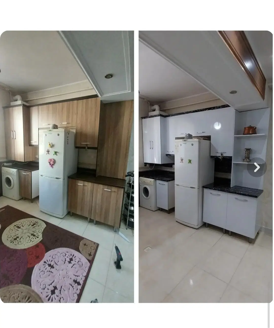 نوسازی کابینت و یخچال در امام خمینی - تصویر 8