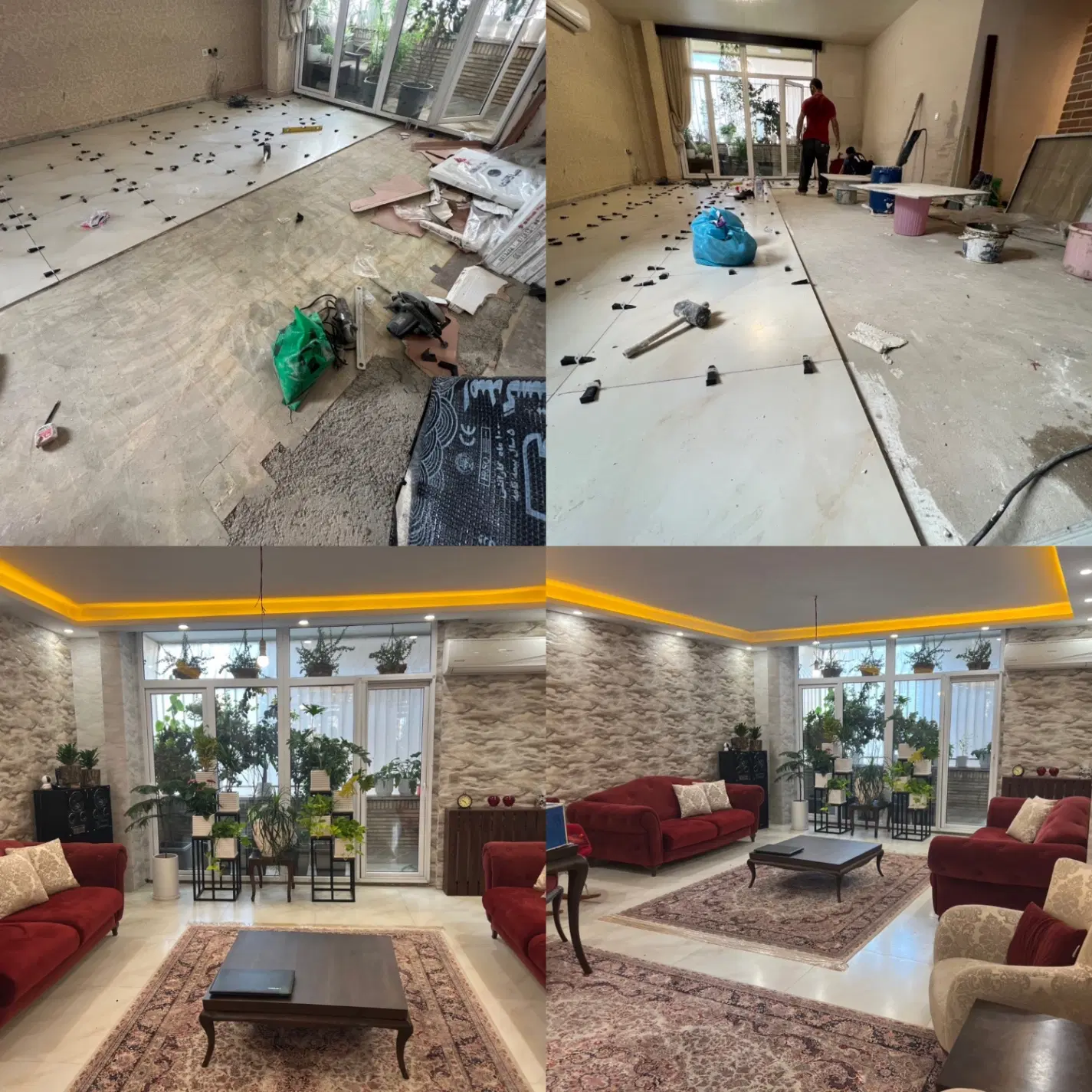 بازسازی ساختمان در فرمانیه - تصویر 2