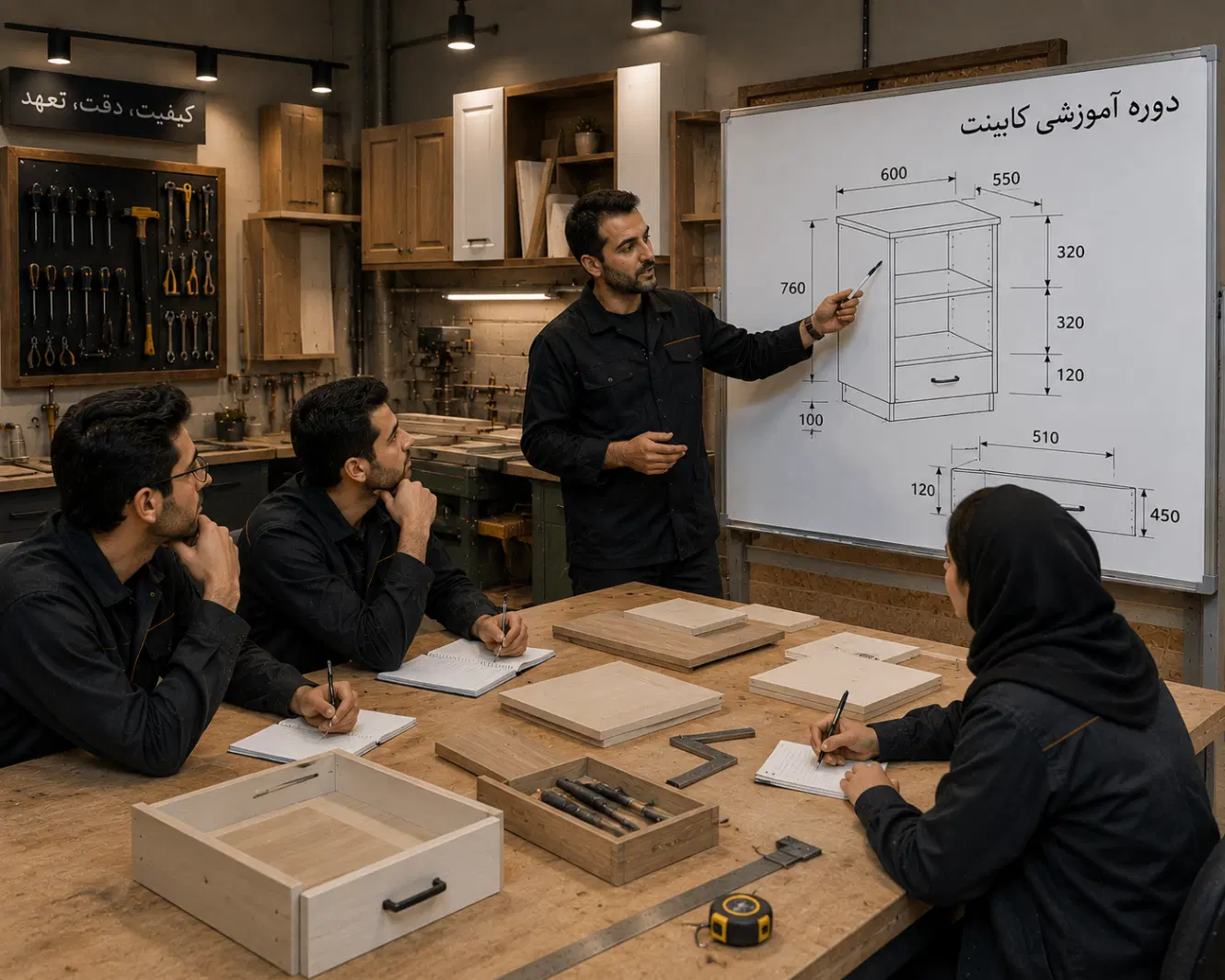 آموزش کابینت‌سازی در بهجت‌آباد