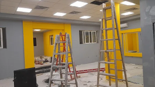 نقاشی ساختمان در ابوذر