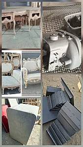 سندبلاست آهن‌آلات و مبلمان در یافت‌آباد