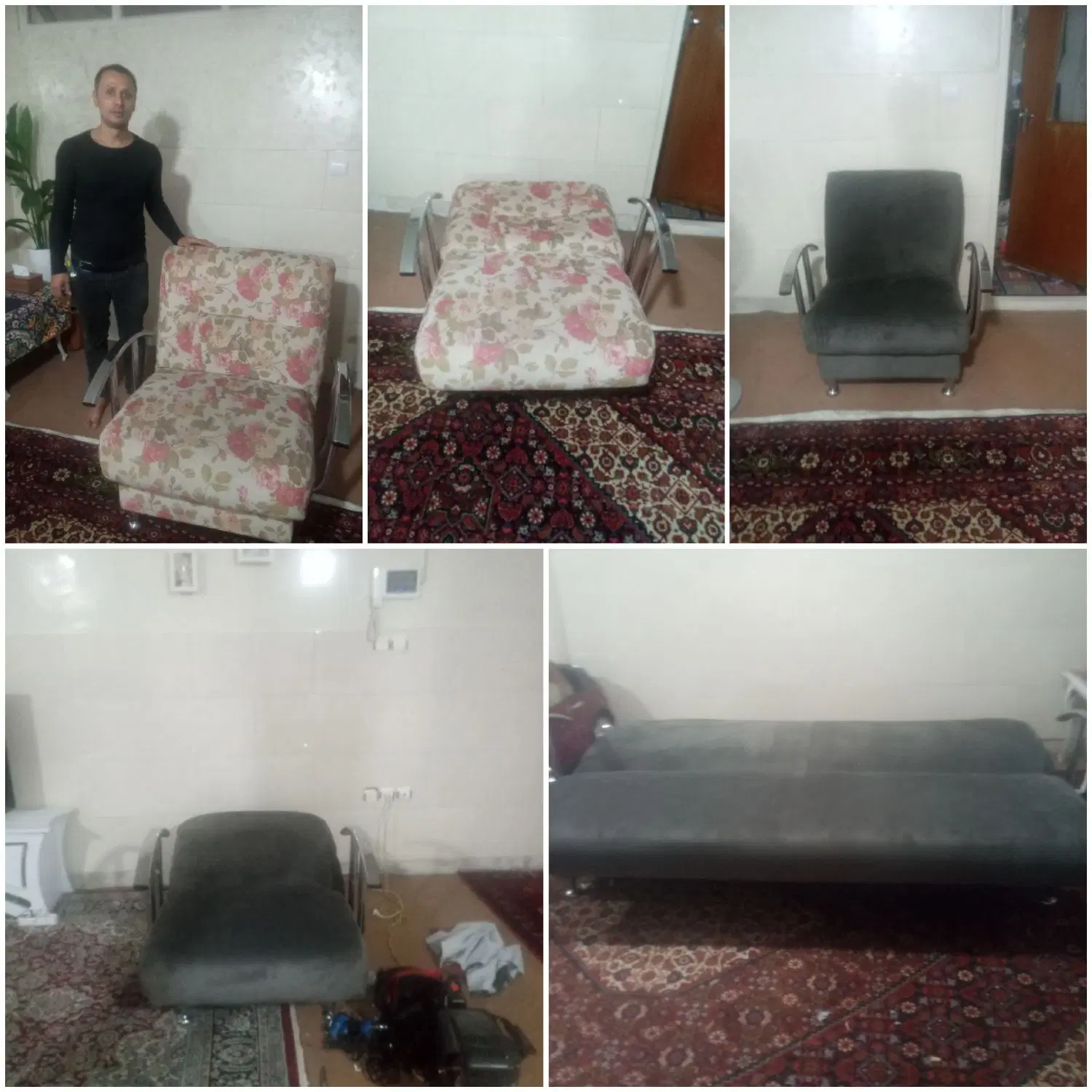 تعمیر و روکش مبل در شکوفه (عبدل‌آباد) - تصویر 3