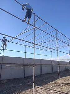داربست‌بندی استاد معین