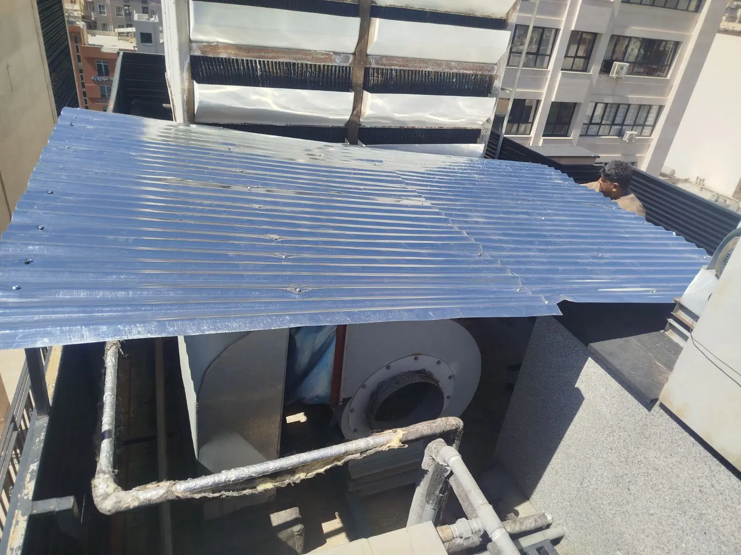 ساخت و نصب سایبان در آسمان - تصویر 9