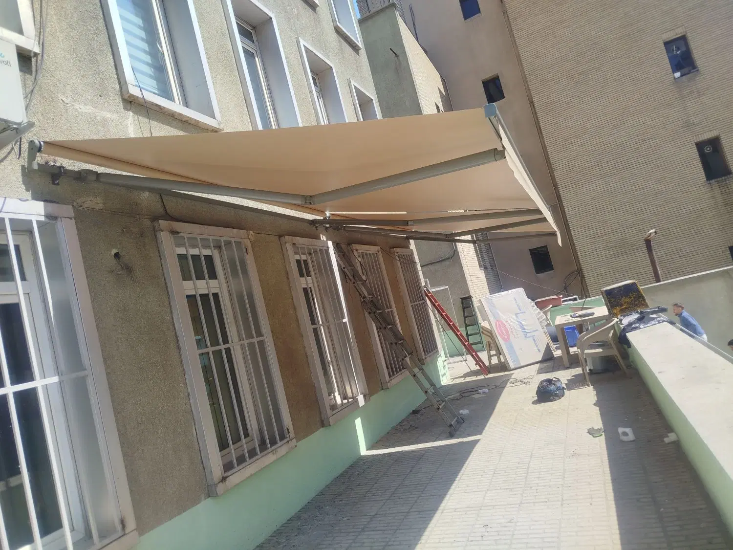 ساخت و نصب سایبان در آسمان - تصویر 12