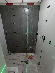 کاشی‌کاری و بازسازی در جنت‌آباد جنوبی