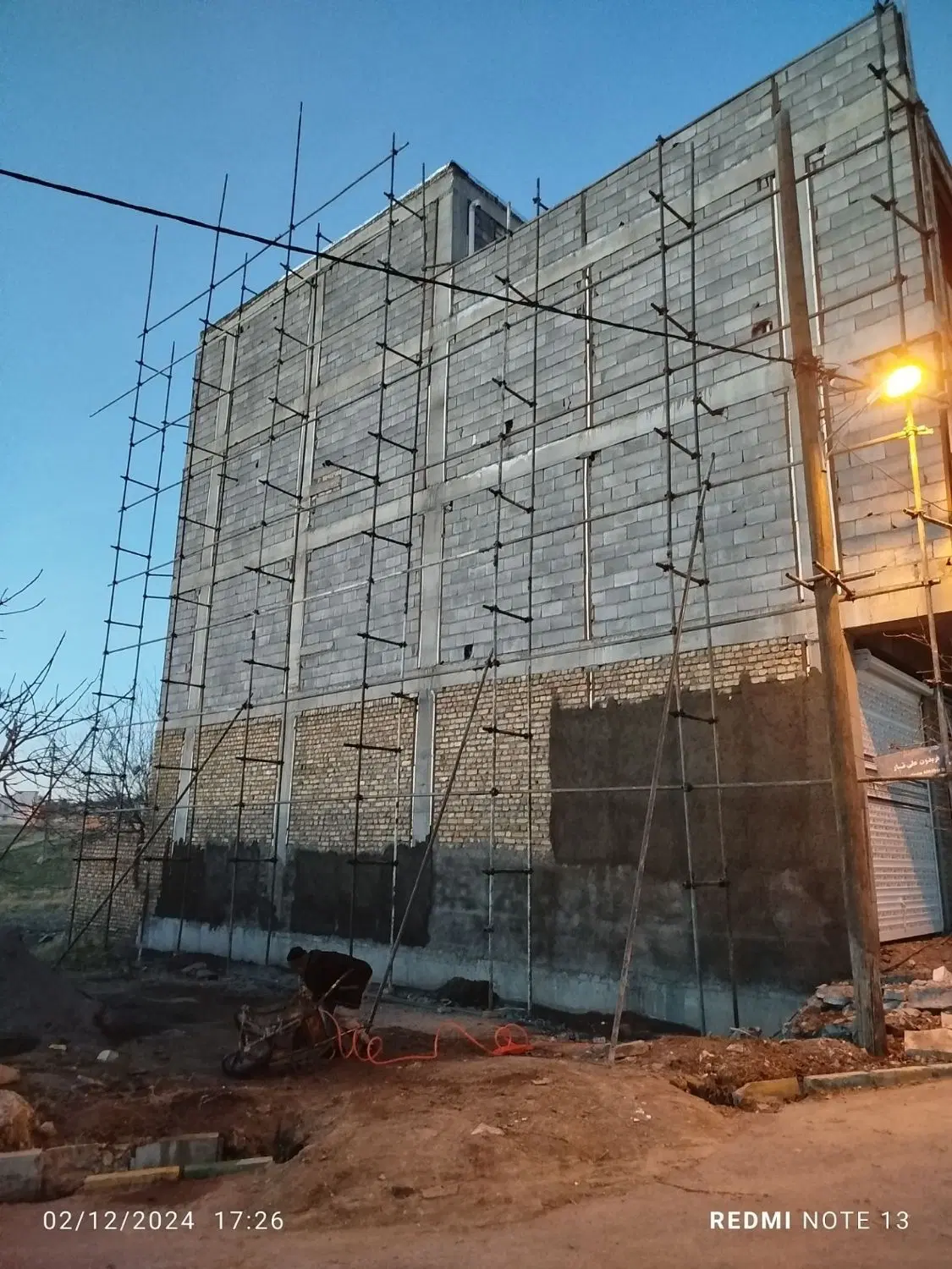 داربستبندی در افسریه شمالی
