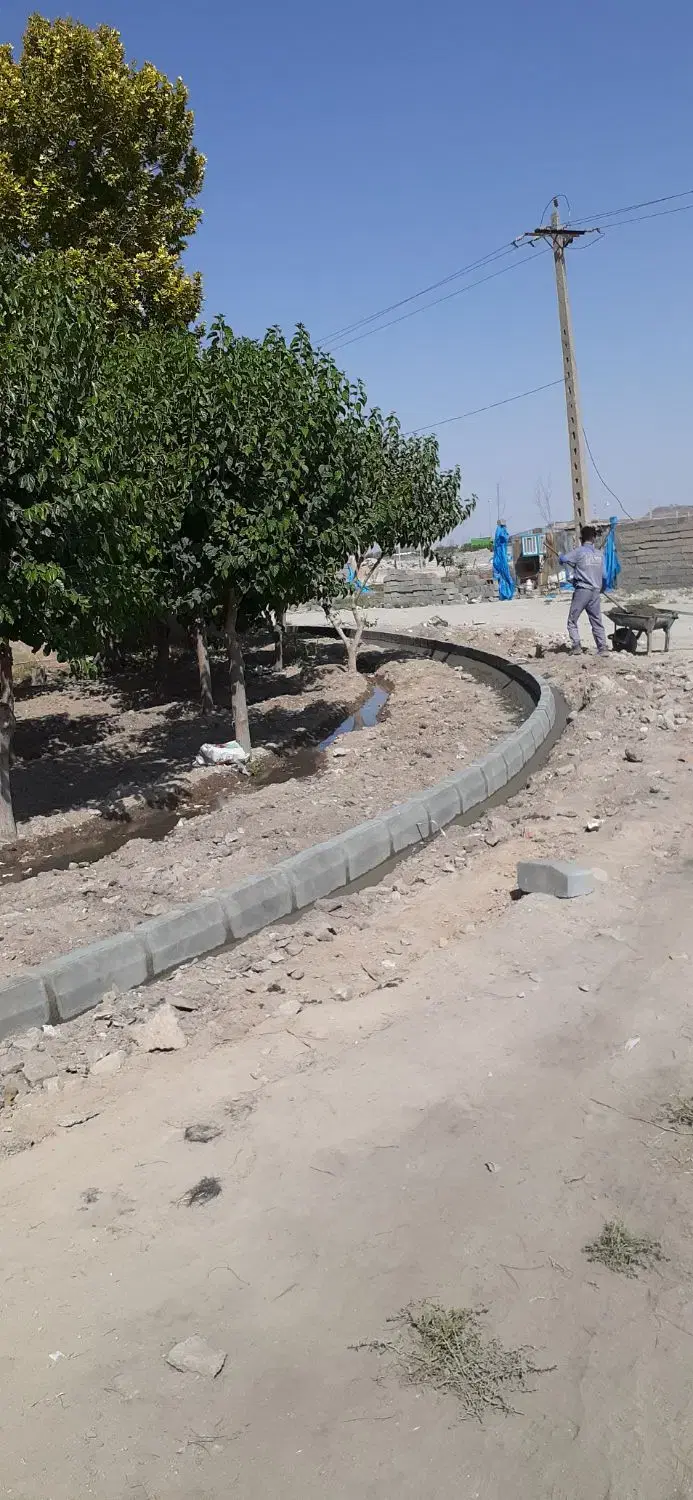 جدول‌کاری و محوطه‌سازی در صادقیه