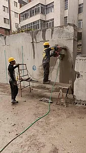 کرگیری و تخریب بتن در نازی‌آباد