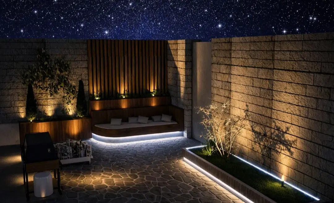 طراحی محوطه‌سازی سه‌بعدی شمس‌آباد