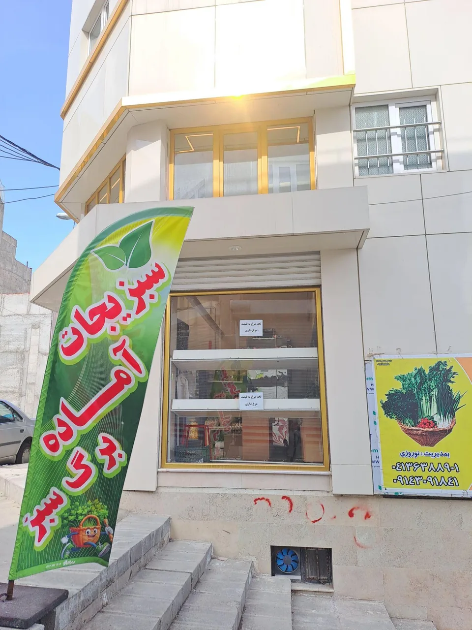 سبزیجات آماده برگ سبز