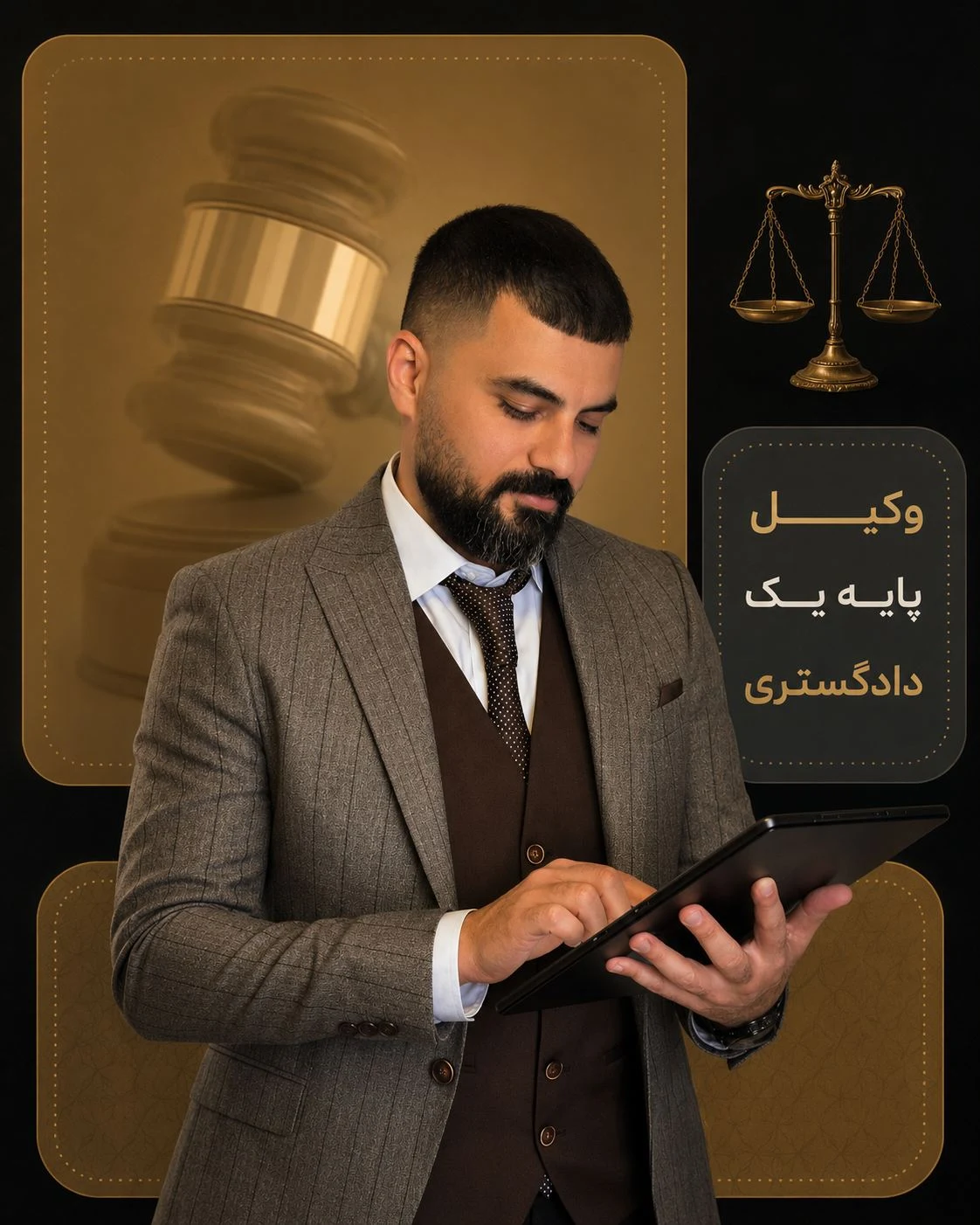 وکیل پایه یک دادگستری سجاد روزبهانی - تصویر 3