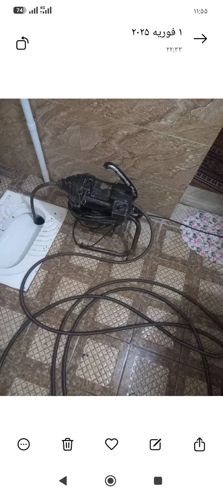 چاه بازکنی و لوله بازکنی کرمی - لوله‌بازکنی و تخلیه چاه در تهران