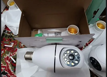 فروش دوربین مداربسته لامپی مدل z-iot cam نسخه اورجینال مهندس نظری
