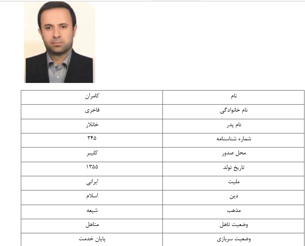 وکیل امور ملکی کامران فاخری