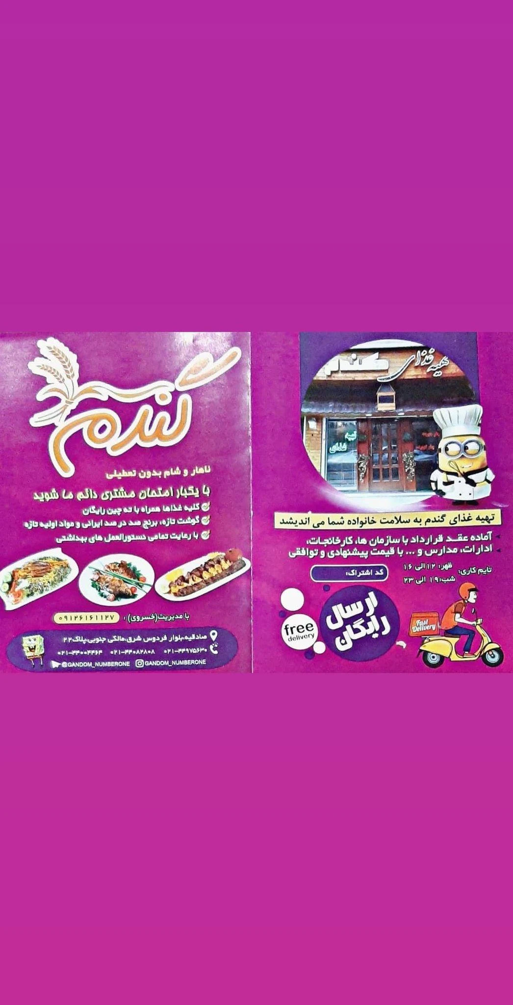 تهیه غذای گندم