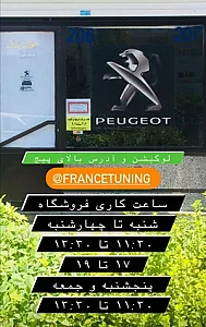 فروشگاه فرانس تیونینگ لوازم اسپرت ۲۰۶ و ۲۰۷