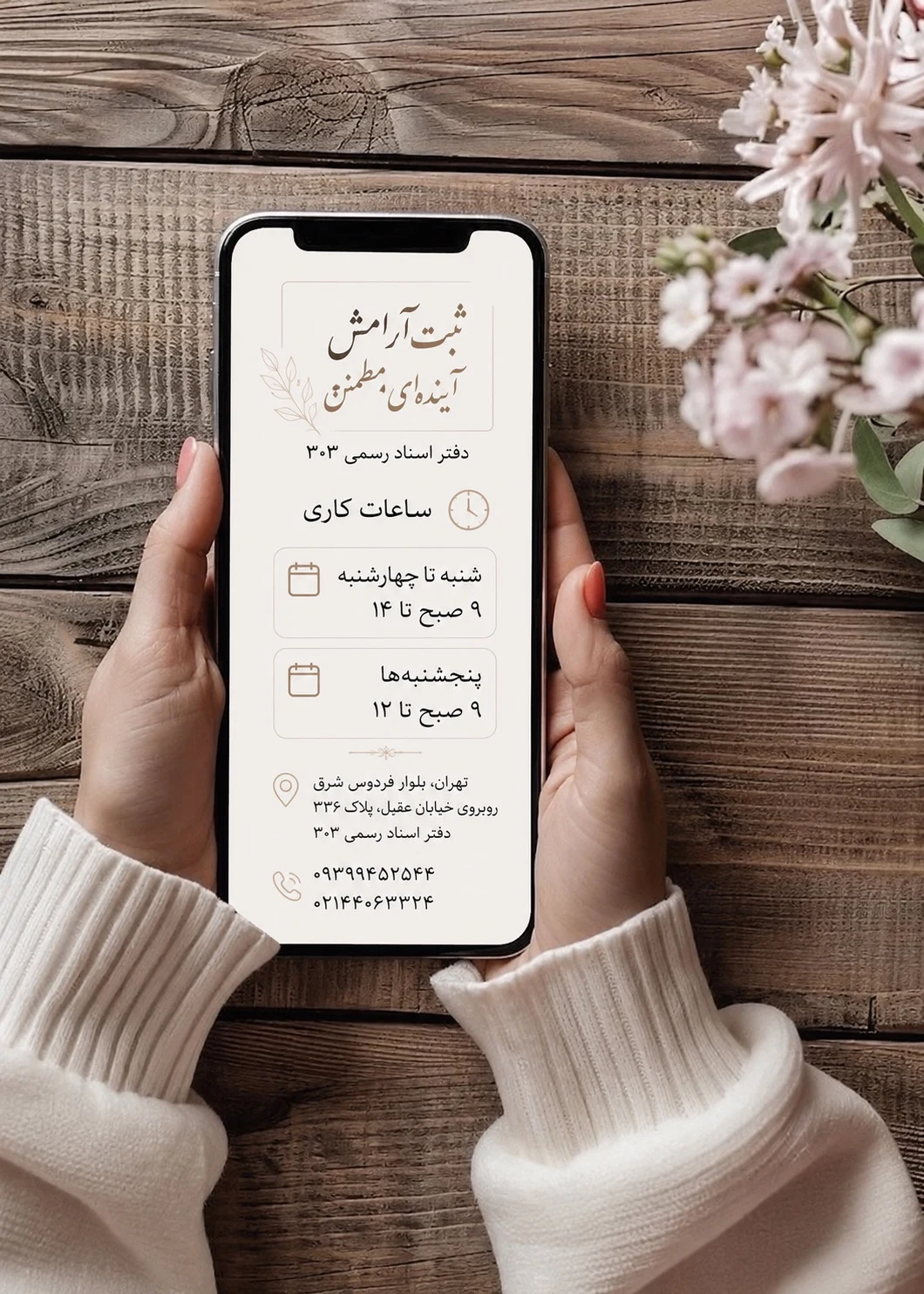 دفتر اسناد رسمی 303 تهران