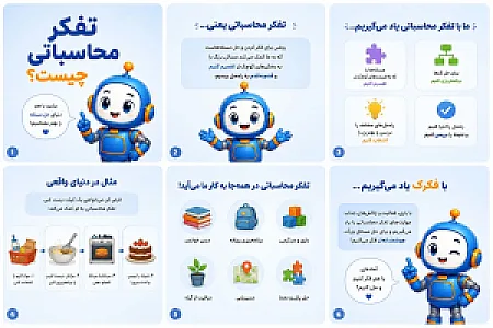 مربی تفکر محاسباتی کودک