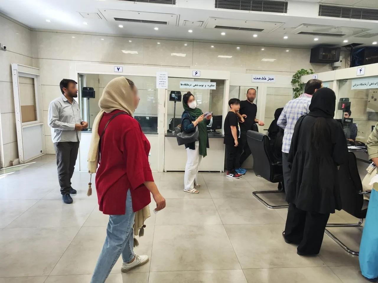 میز خدمت بیمارستان امام خمینی - تصویر 3
