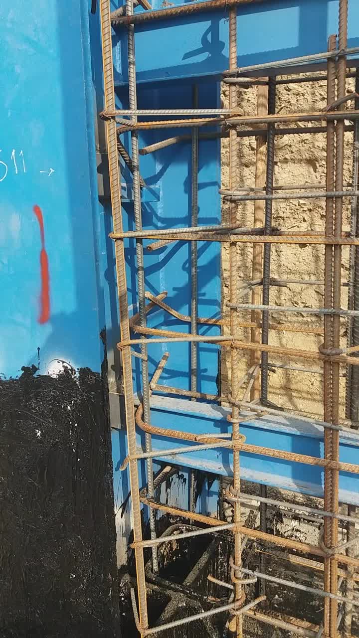 آرماتوربندی و قالب‌بندی در شهرک شهرداری