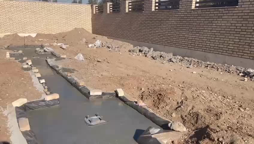 اجرای فنداسیون سوله در آذربایجان