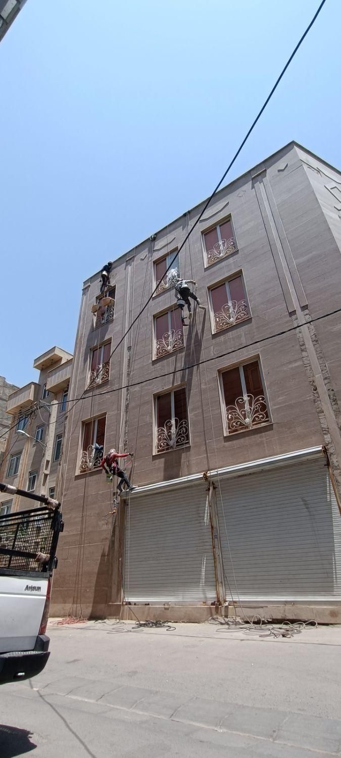 کار در ارتفاع و نماشویی در آذری - تصویر 5
