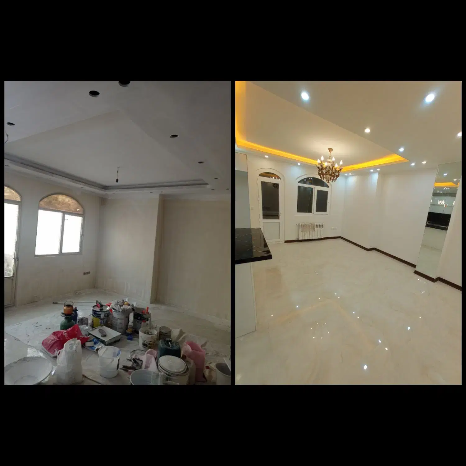 محوطه‌سازی و بازسازی ساختمان در سوهانک - تصویر 5