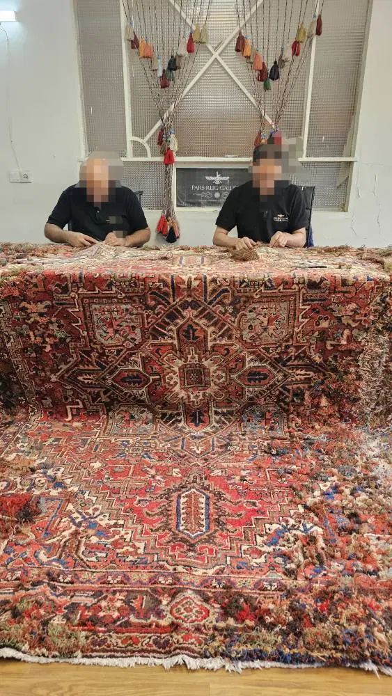 رفو و مرمت فرش در دانشگاه شریف - تصویر 5