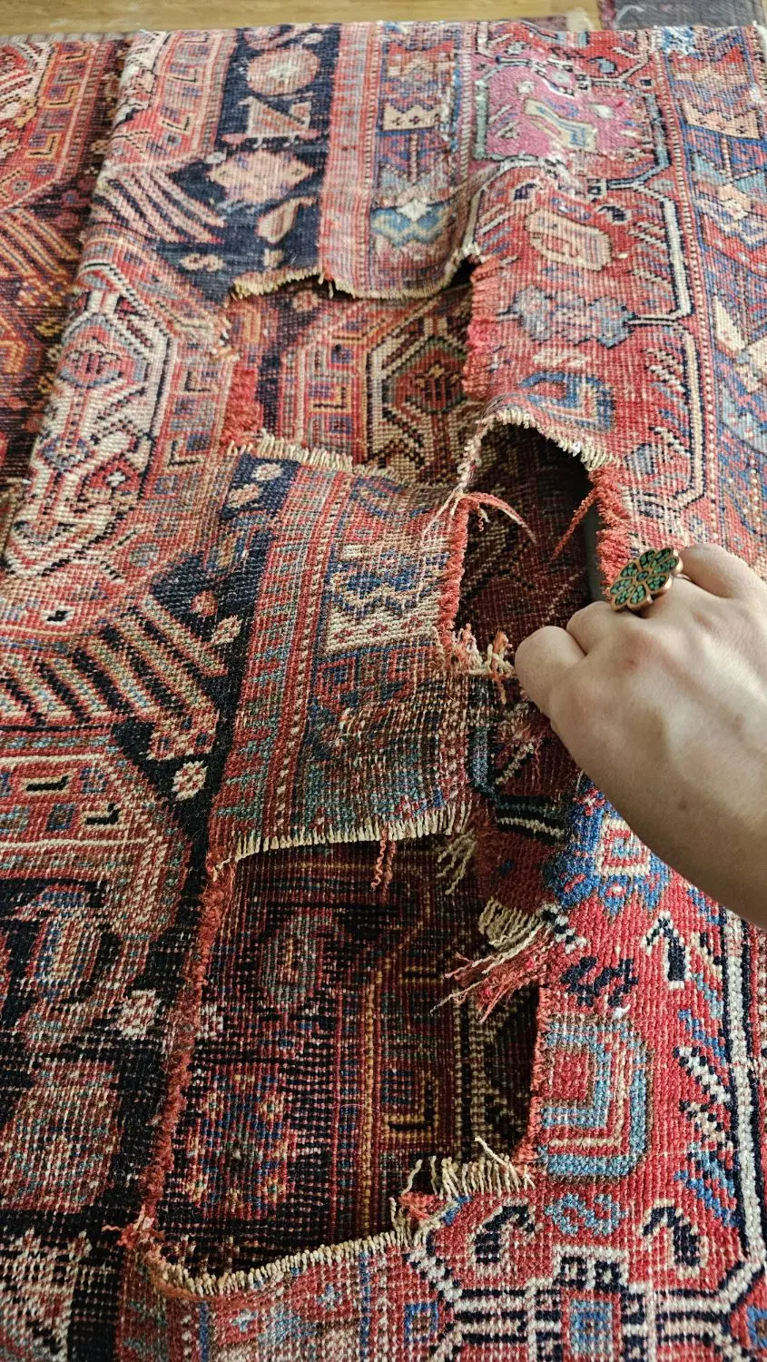 رفو و مرمت فرش در دانشگاه شریف - تصویر 8