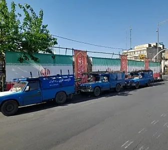داربست فلزی در مرزداران