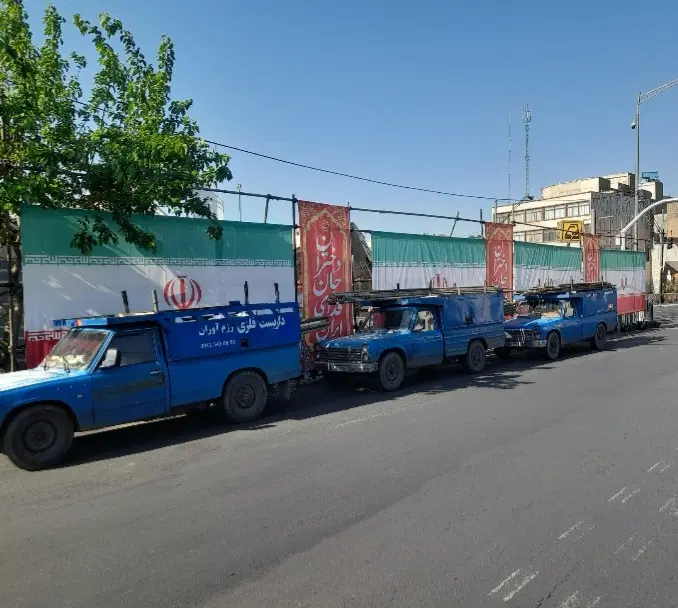 داربست فلزی در مرزداران