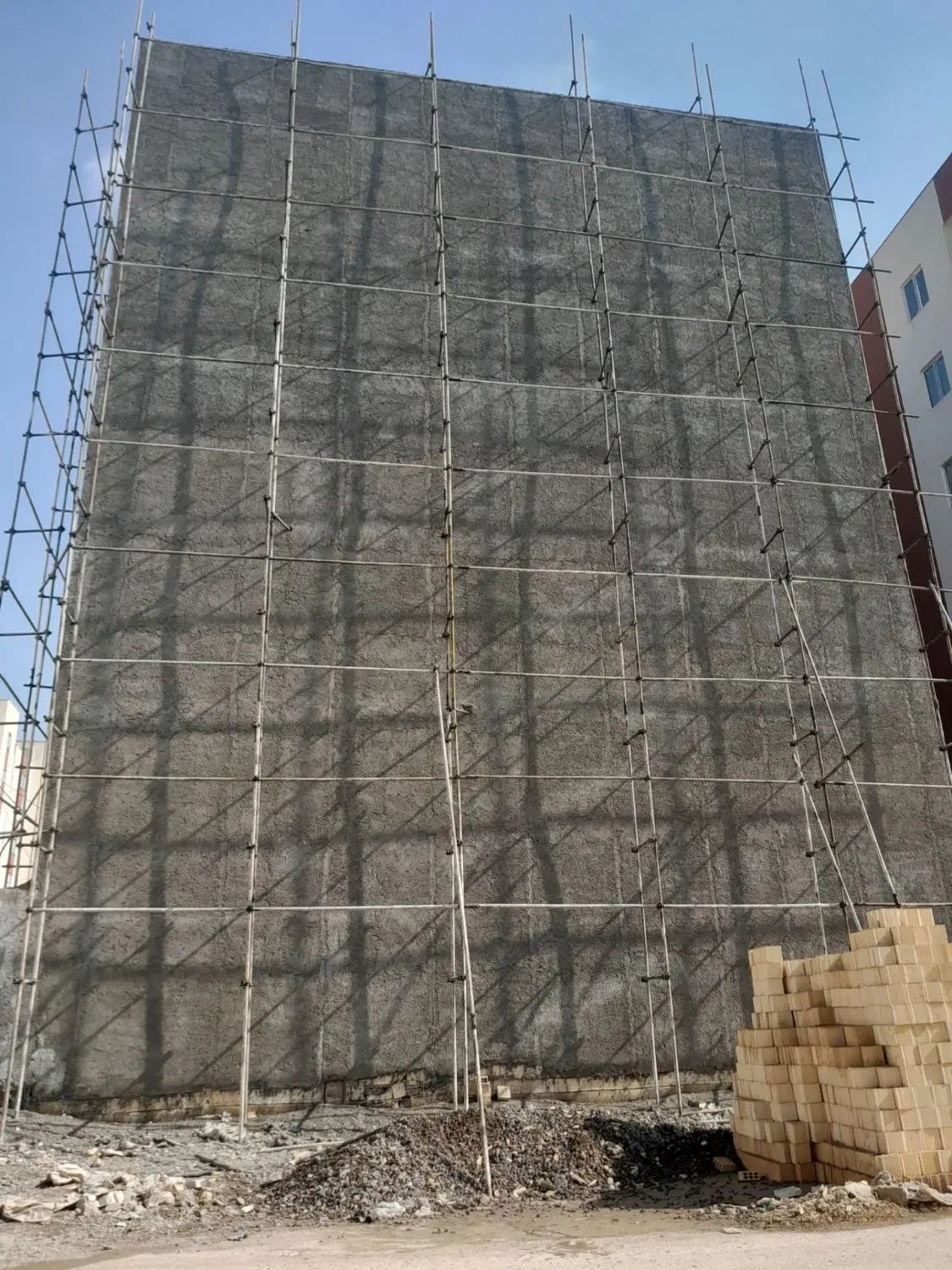 داربست فلزی در ابوذر