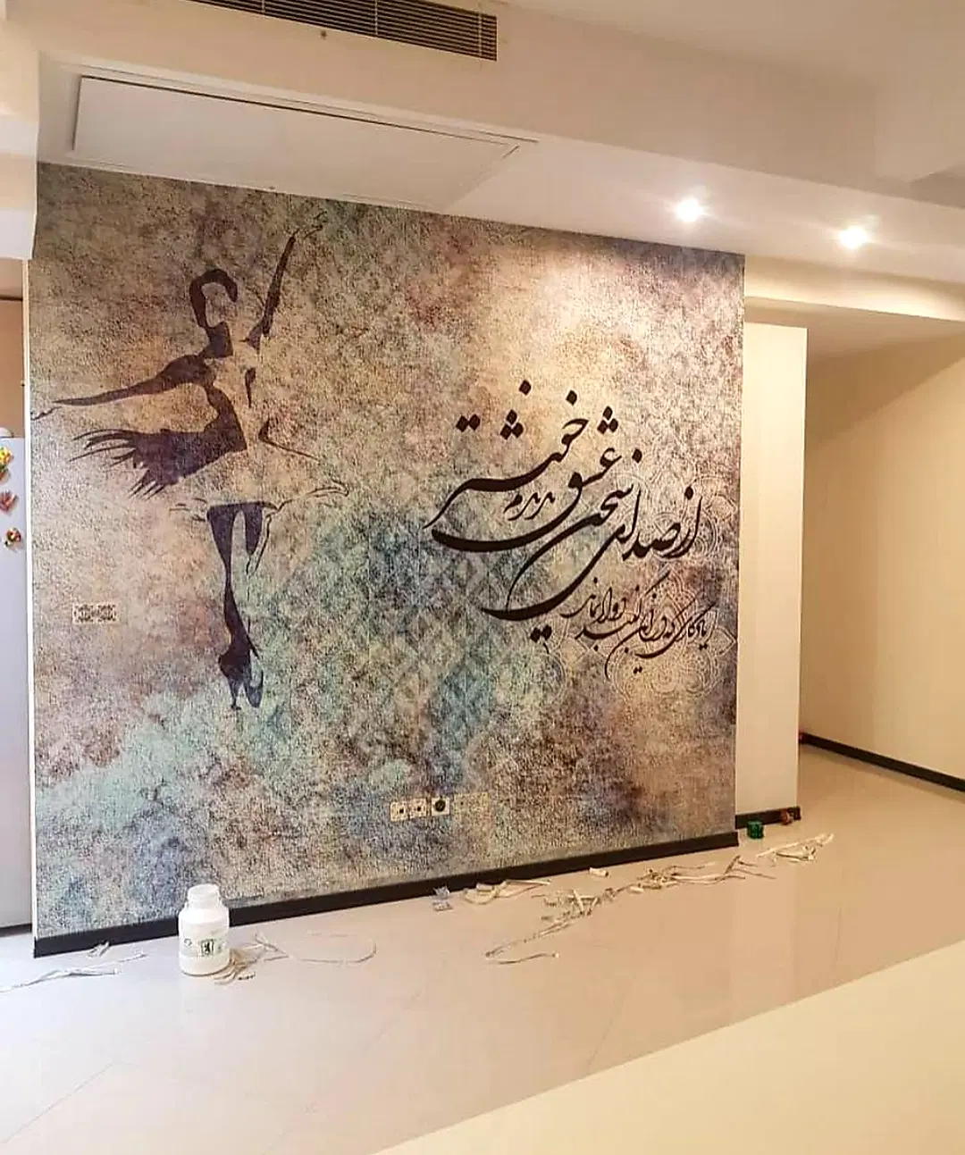 نصب کاغذدیواری و نقاشی ساختمان در سید خندان - تصویر 4