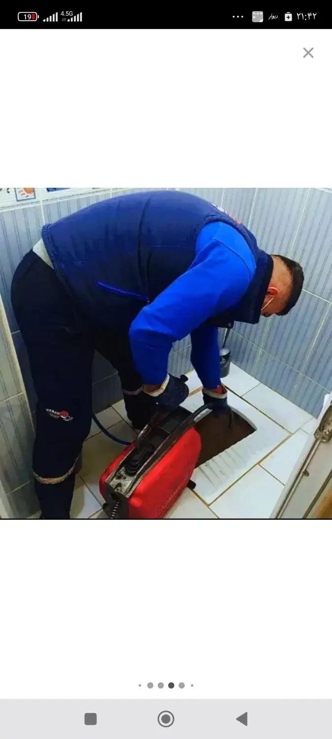 لوله‌بازکنی و تخلیه چاه در جنت‌آباد مرکزی - تصویر 5