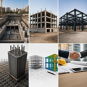پیمانکاری اسکلت ساختمان در یوسف‌آباد