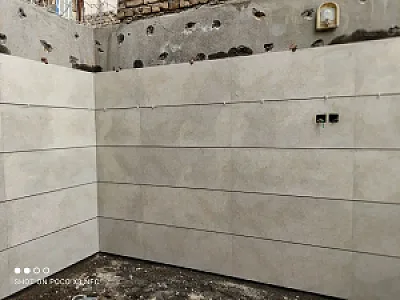 کاشی‌کاری و گچکاری در شهرک غرب