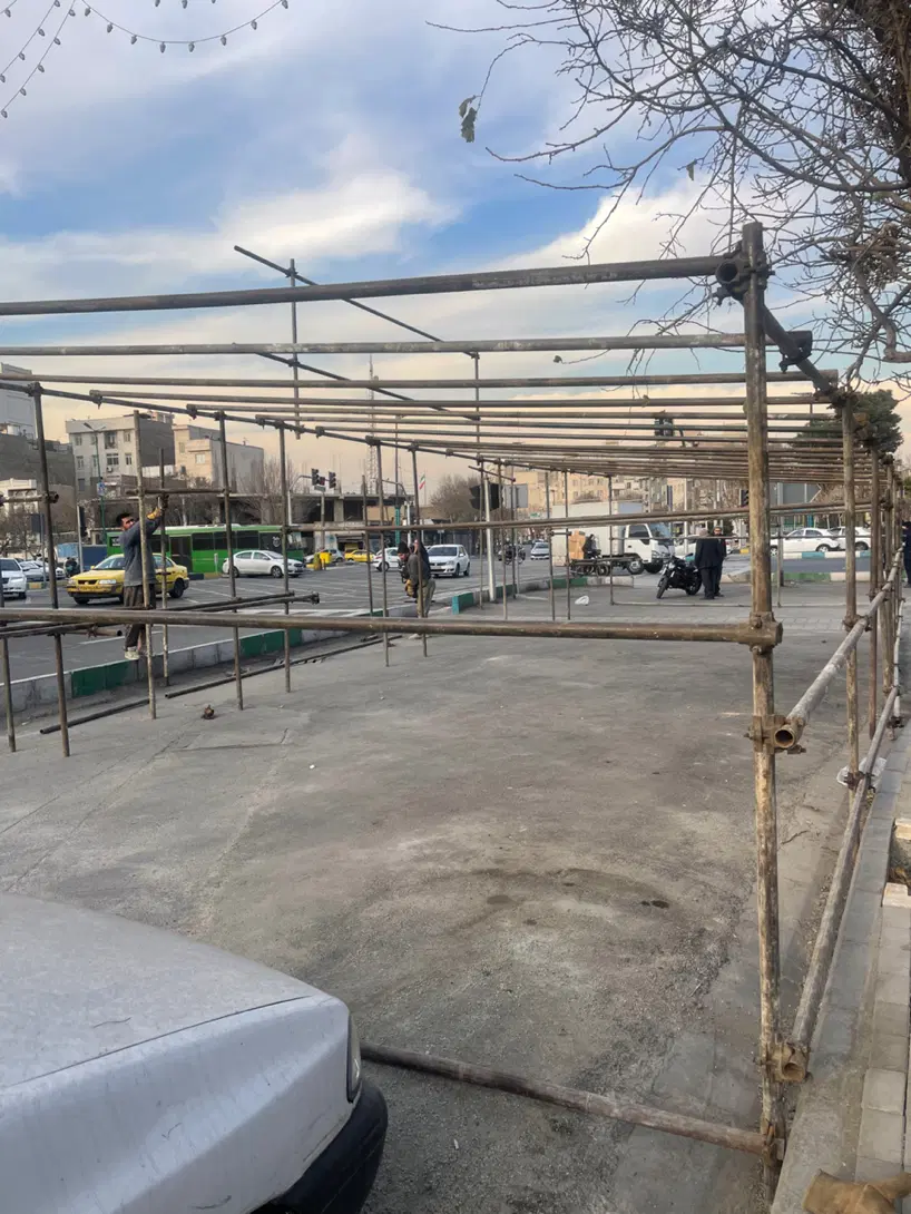 داربست فلزی در نازی‌آباد - تصویر 3