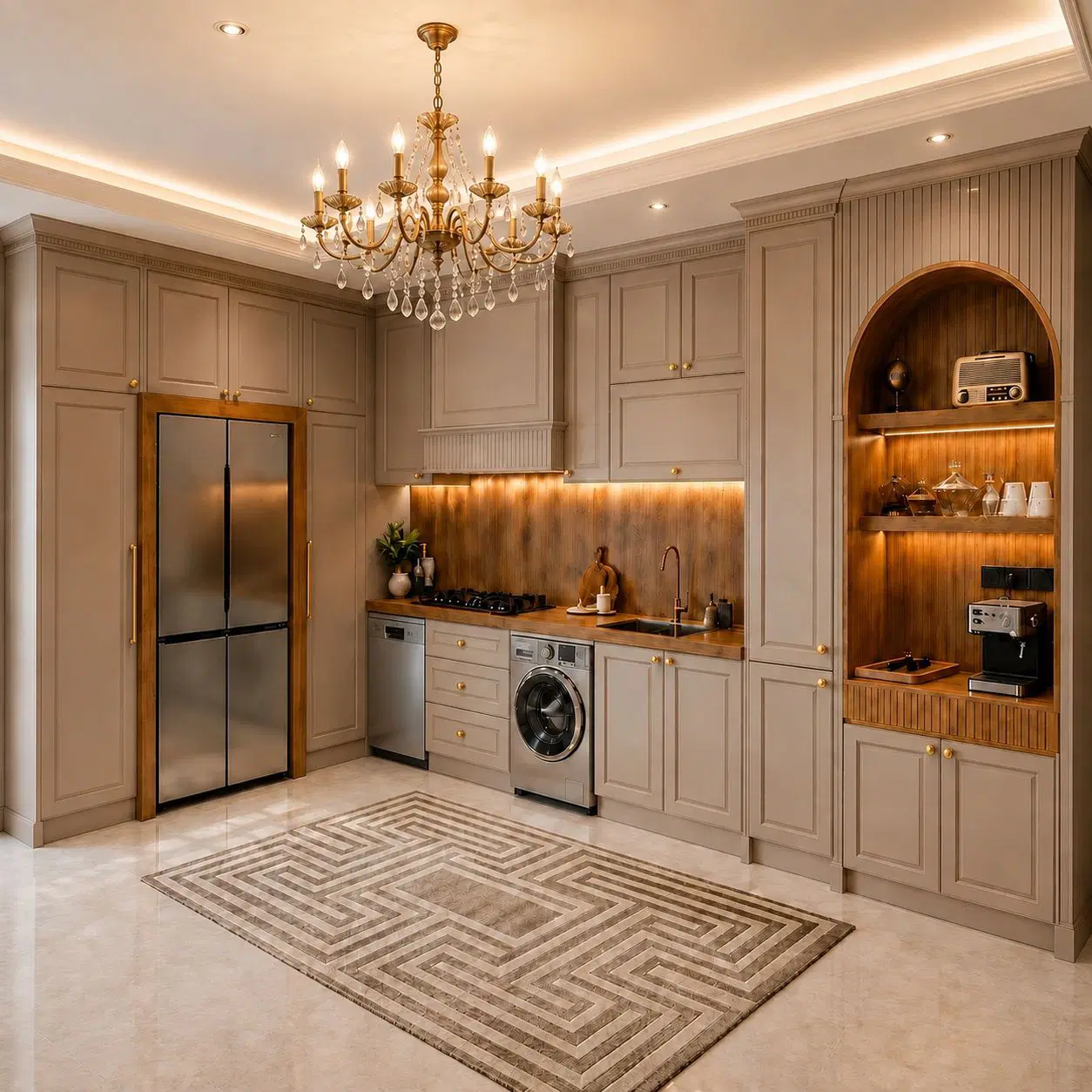 طراحی داخلی در سعادت‌آباد