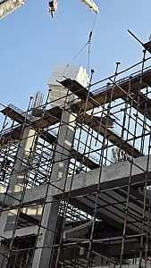 داربست فلزی در ترمینال غرب