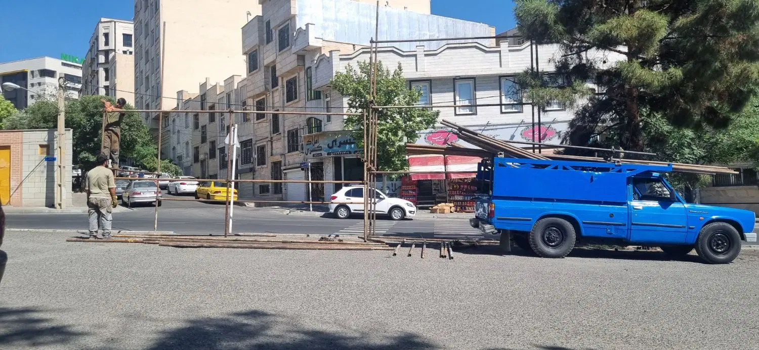 داربست فلزی در تهرانپارس غربی - تصویر 4