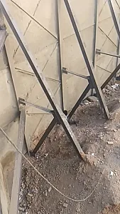 جوشکاری و اجرای اسکلت فلزی در خاوران