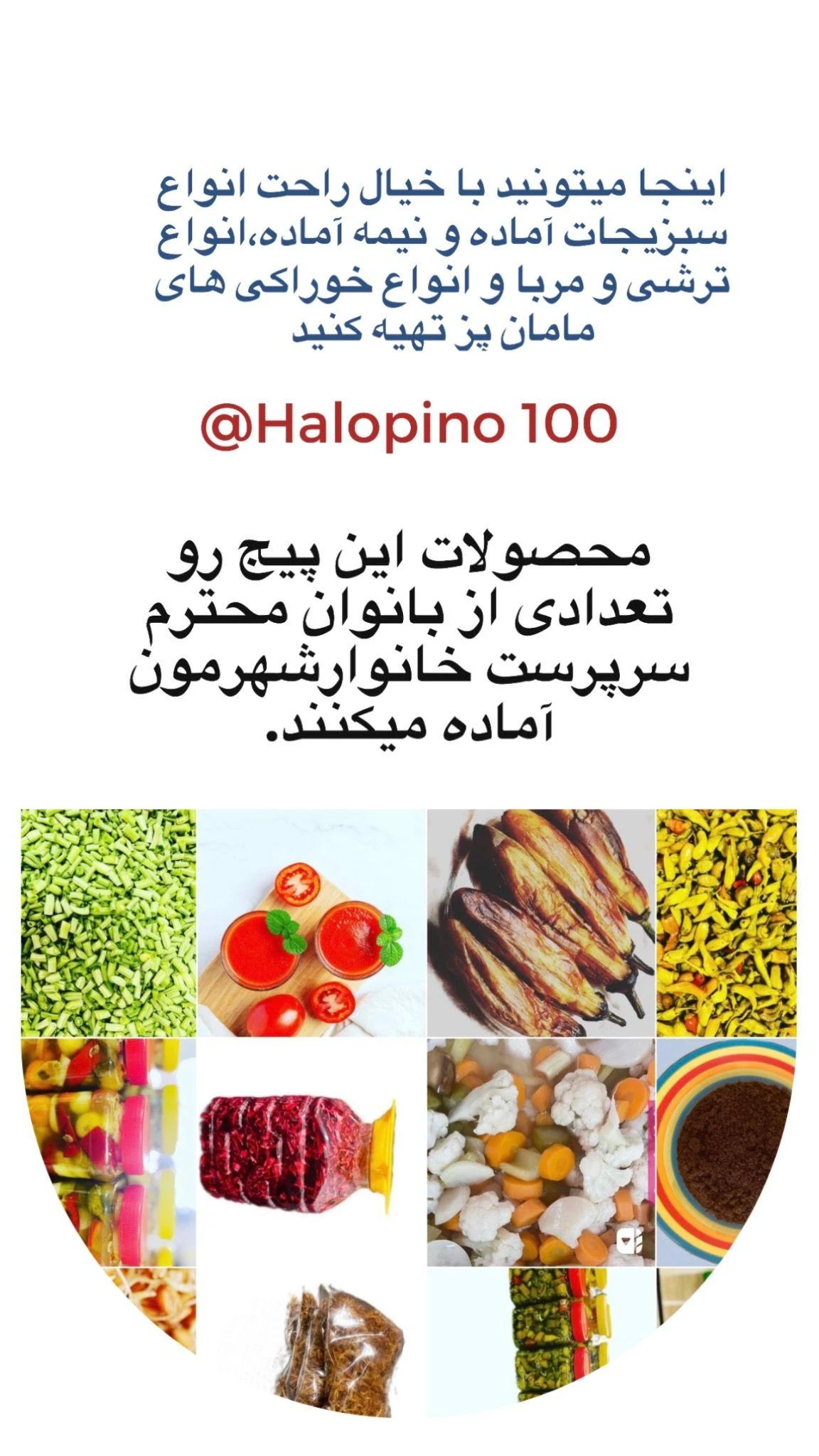 محصولات خانگی هالوپینو - خواربار و بقالی در شهرکرد - تصویر 2