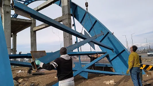 تولید انواع اسکلت فلزی وسوله