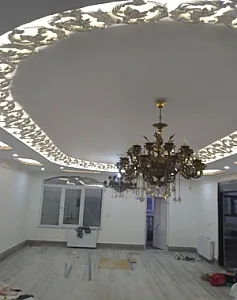 کناف و نورمخفی نقاشی کابینت و کمددیواری