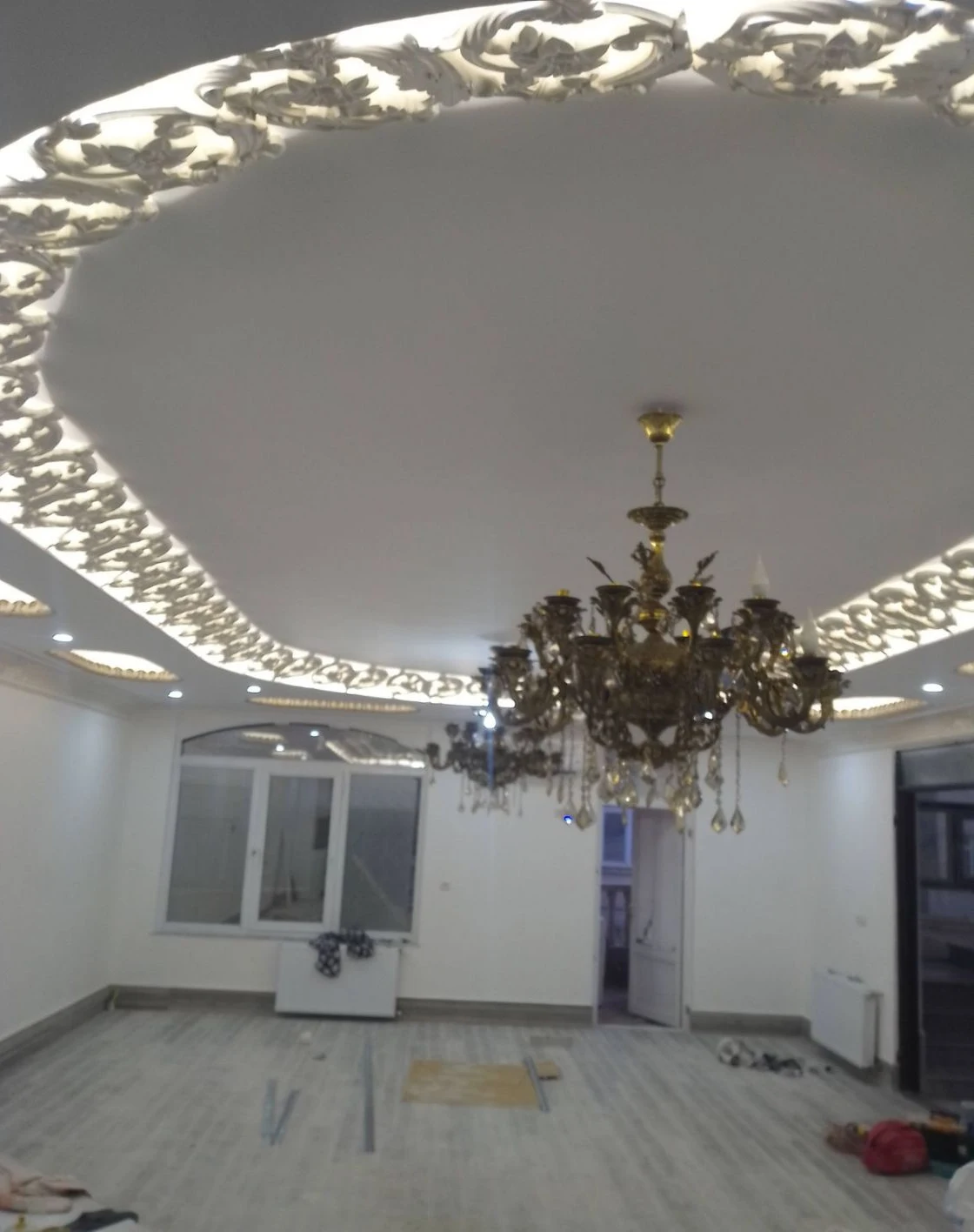 کناف و نورمخفی نقاشی کابینت و کمددیواری