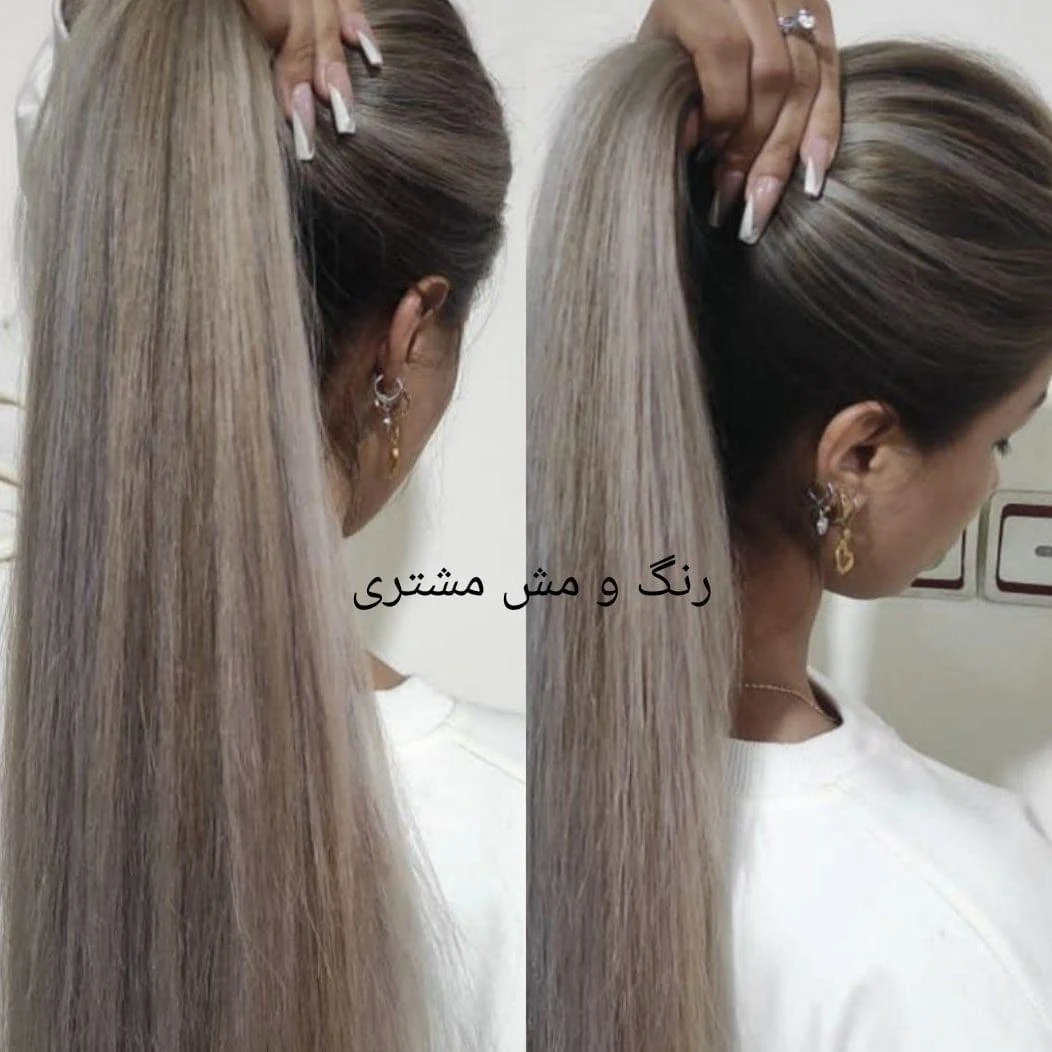 کراتین و رنگ موی نهال