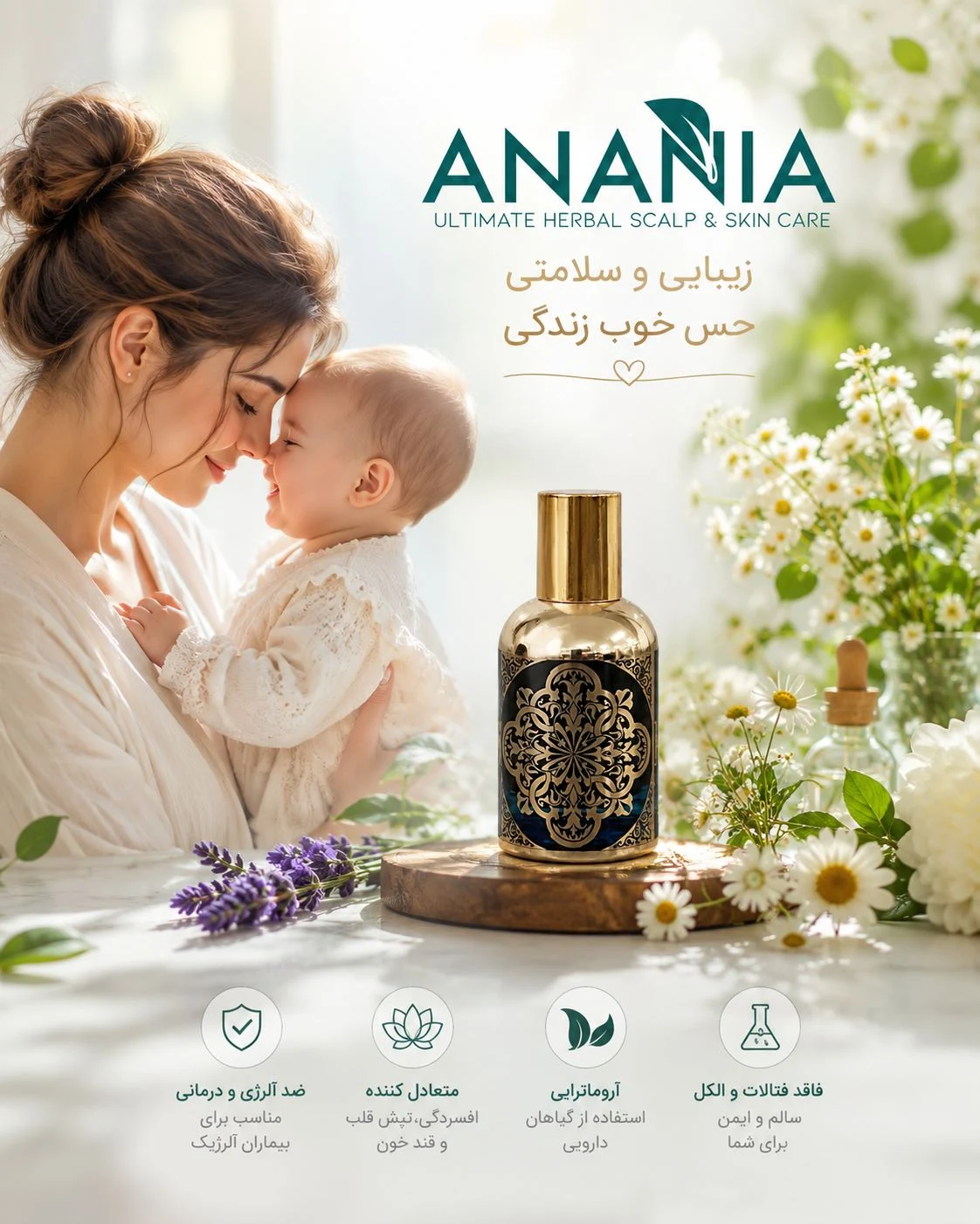 آنانیا | فرمولاسیون و تولید محصولات پوست و مو