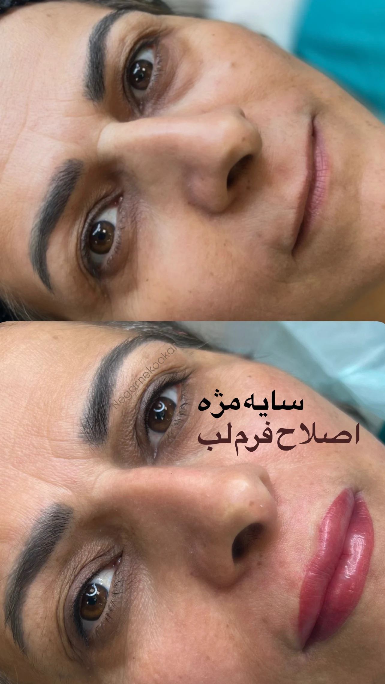 آرایش دائم و اصلاح رنگ (بانوان و آقایان) رزگلد - نگار نکوکار - تصویر 3