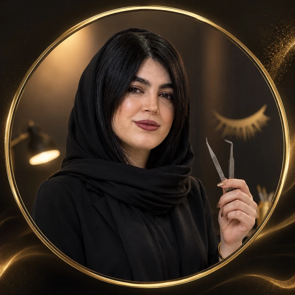 خدمات تخصصی اکستنشن مژه ندا - آرایشگاه زنانه در همدان
